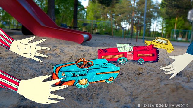 Att börja sexårs - Barndokumentär : Bäst gillar jag att leka med bilar