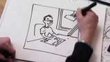 Mellan raderna : Serieteckningar - Johan Unenge