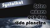 Solen, månen och den röda planeten - syntolkat