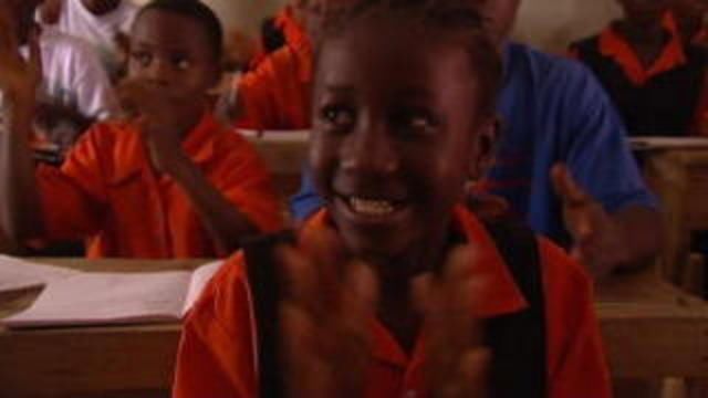 En flyktingskola i Ghana