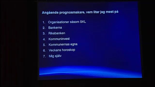 UR Samtiden - Ekonomidagarna : Vilka ekonomiprognoser kan vi lita på?