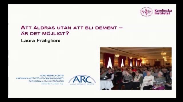 UR Samtiden - Välfärd och hälsa : Att åldras utan att bli dement