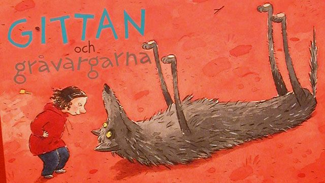 Småsagor - romani chib/lovari : Gittan och gråvargarna