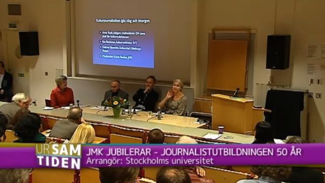 UR Samtiden - JMK jubilerar - journalistutbildningen 50 år : Digitaliseringens effekter på journalistiken