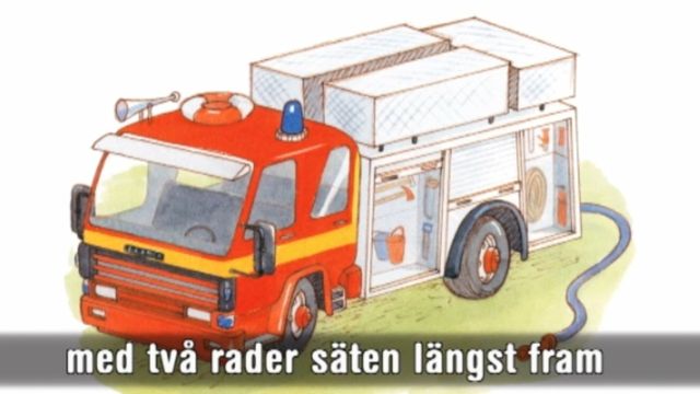 Läs-med-sagor : Här kommer brandbilen