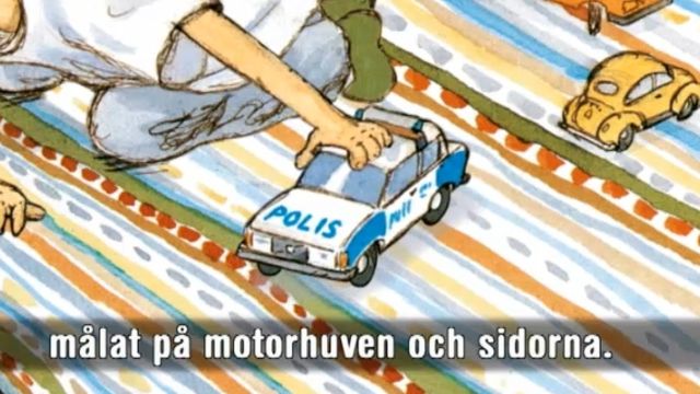 Läs-med-sagor : Här kommer polisbilen