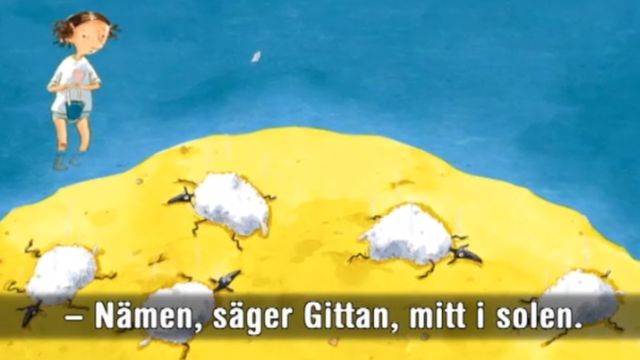 Läs-med-sagor : Gittan och fårskallarna