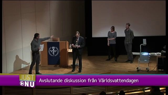 UR Samtiden - Världsvattendagen : Diskussion