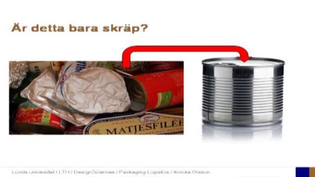 UR Samtiden - Design för hållbarhet : Förpackningar för hållbart samhälle