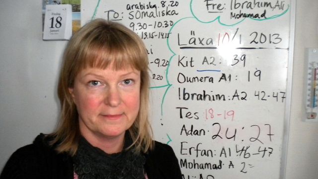 Lärarrummet : Camilla Edvall, svenska som andraspråk