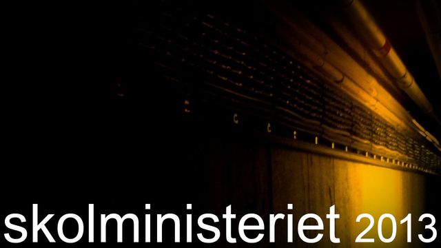 Skolministeriet : Den ohälsosamma skolan