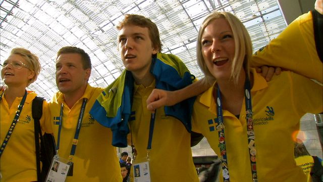Yrkesmästarna : Första tävlingsdagen
