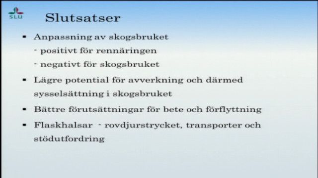 UR Samtiden - Samiska veckan 2015 : Att anpassa skog till rennäring och naturvård