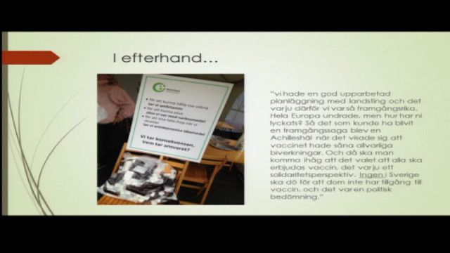 UR Samtiden - Samhällets utmaningar 2015 : Svininfluensapandemin, vad lärde vi oss?