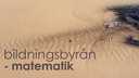 Bildningsbyrån - matematik