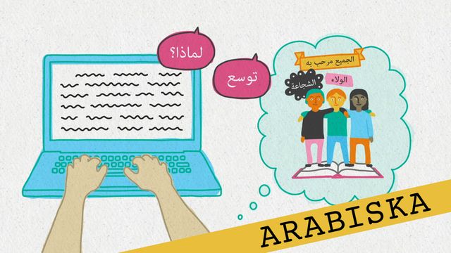 Förstå kunskapskraven - arabiska : Att utveckla ett resonemang