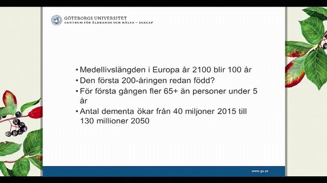 UR Samtiden - Vägval för en bättre hälsa : 70 plus är det nya 20