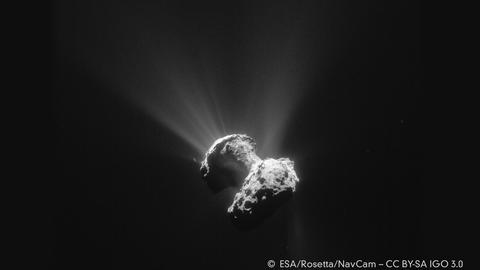 Är kometer rymdens storkar?