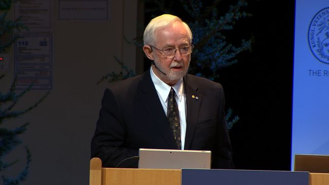 UR Samtiden - Nobelföreläsningar 2015 : Arthur B McDonald, fysik