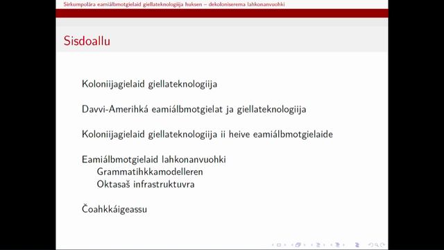 UR Samtiden - Samiska veckan 2016 : Urfolksspråk och språkteknologi