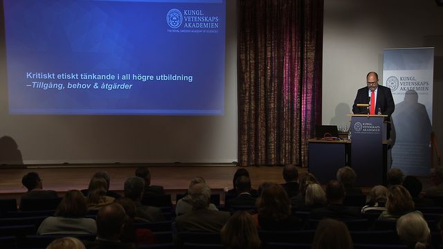 UR Samtiden - Kritik och etik i högre utbildning : Arbetslivs- och samhällsetik
