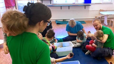 Med konduktiv pedagogik på specialförskolan
