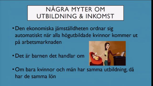 UR Samtiden - Kvinnors styrkor och möjligheter : Utbildningsvalets roll för könslönegapet