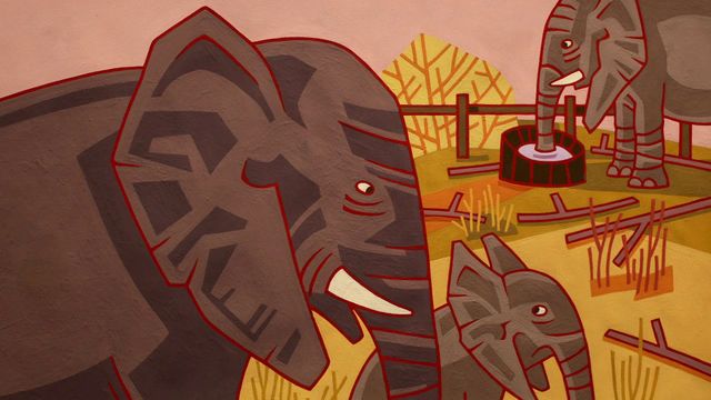 Godnattsagor - romani chib/svensk rommani : Elefant