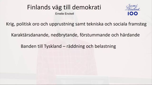 UR Samtiden - Finland 100 år : Finland 1918 - hur uppstod banden till Tyskland?