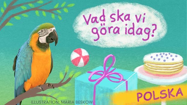 Bengt och Bodil leker på lekplatsen