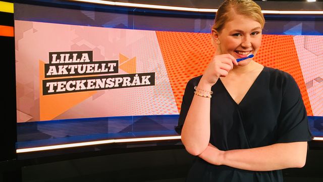Lilla Aktuellt teckenspråk : 2019-02-01