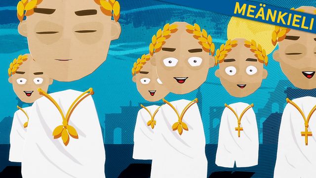 Fatta historia - kortversion - meänkieli : Romarriket