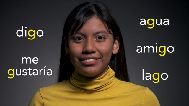 Uttala utan skam - spanska : Mjuka g