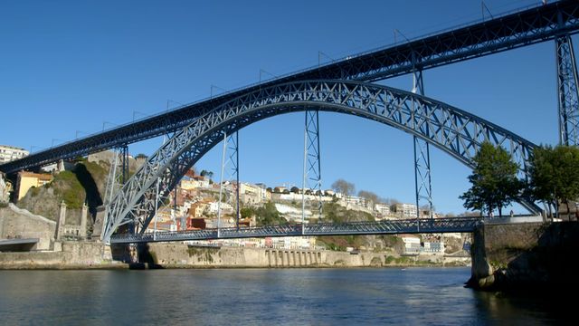 Bild ur Bågbron Dom Luis I i Portugal