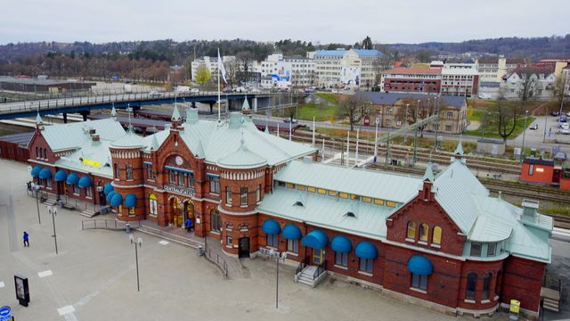 Bild ur Järnvägsstationerna i Borås