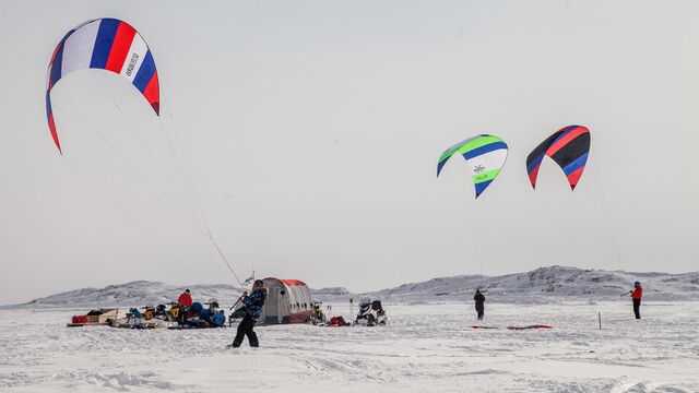 Bild ur Snökite i Nunavut