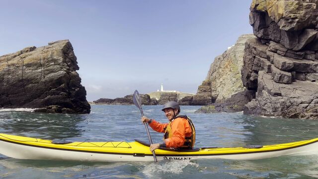 Bild ur Med kajak i Wales