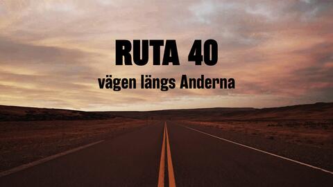 Ruta 40 – vägen längs Anderna