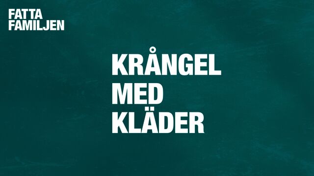 Bild ur Så hanterar du klädbråken