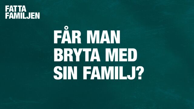 Bild ur Familjerelationer som skaver