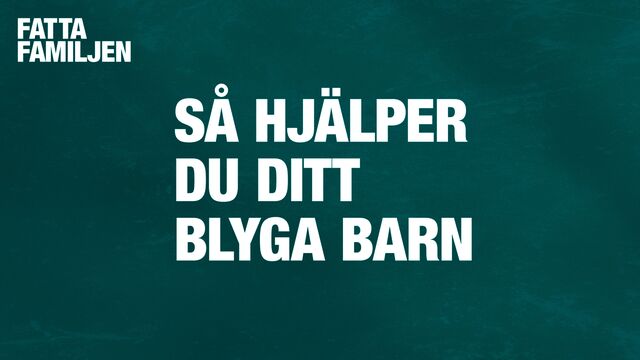 Bild ur Försiktiga och blyga barn