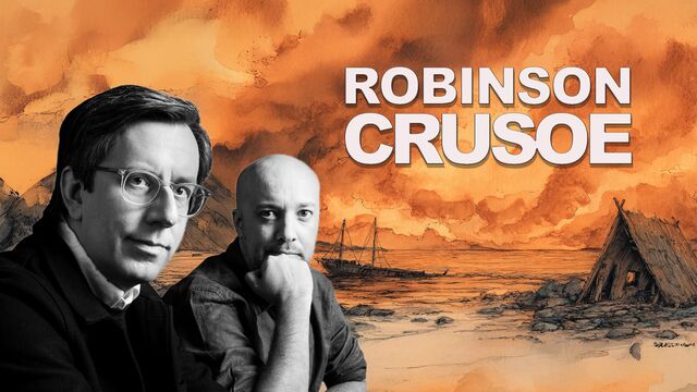 Bild ur Robinson Crusoe